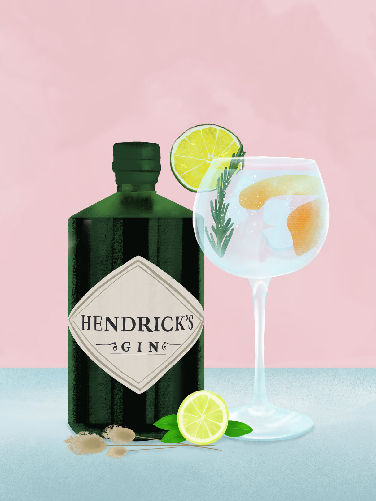 Gin Tonic Poster och Canvastavla