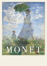 Woman With Parasol Poster och Canvastavla