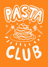 Pasta Club Poster och Canvastavla