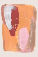 Abstract Brush Strokes 125 Poster och Canvastavla