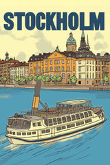 Stockholm Poster och Canvastavla