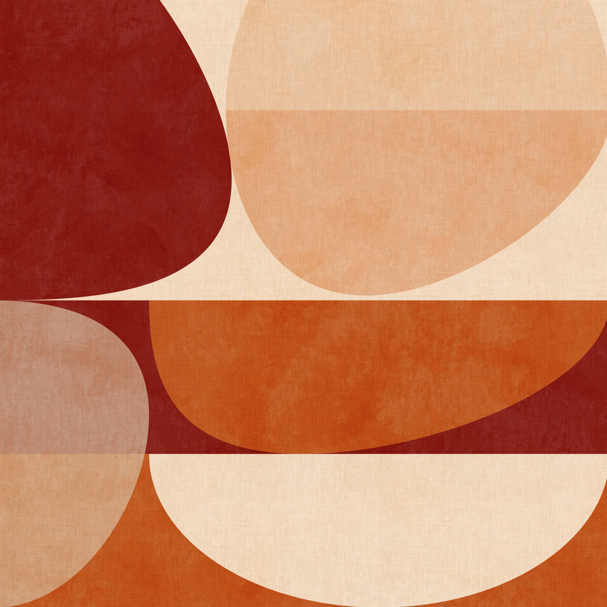 Autumn Mid Century Earthy 2 Poster och Canvastavla