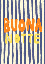 Buona Notte Poster och Canvastavla