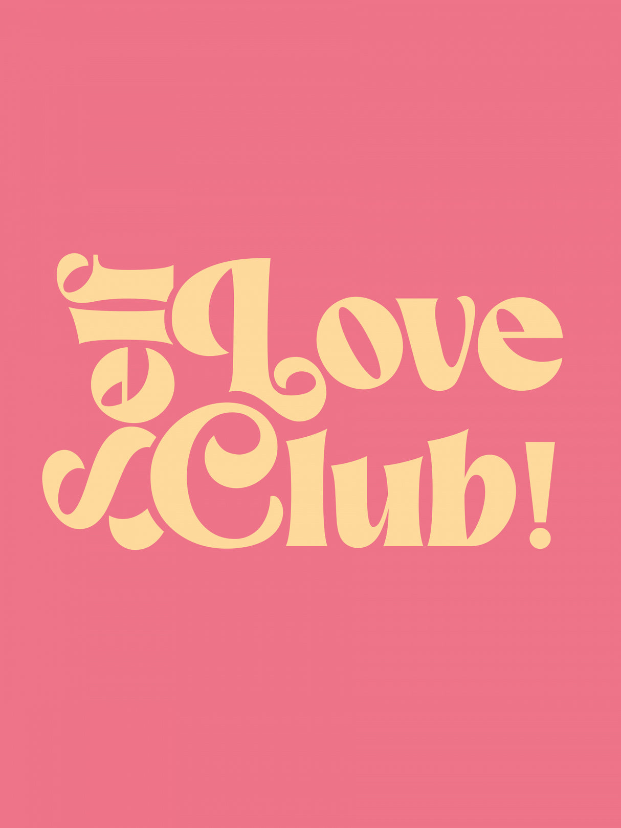 Self Love Club Poster och Canvastavla