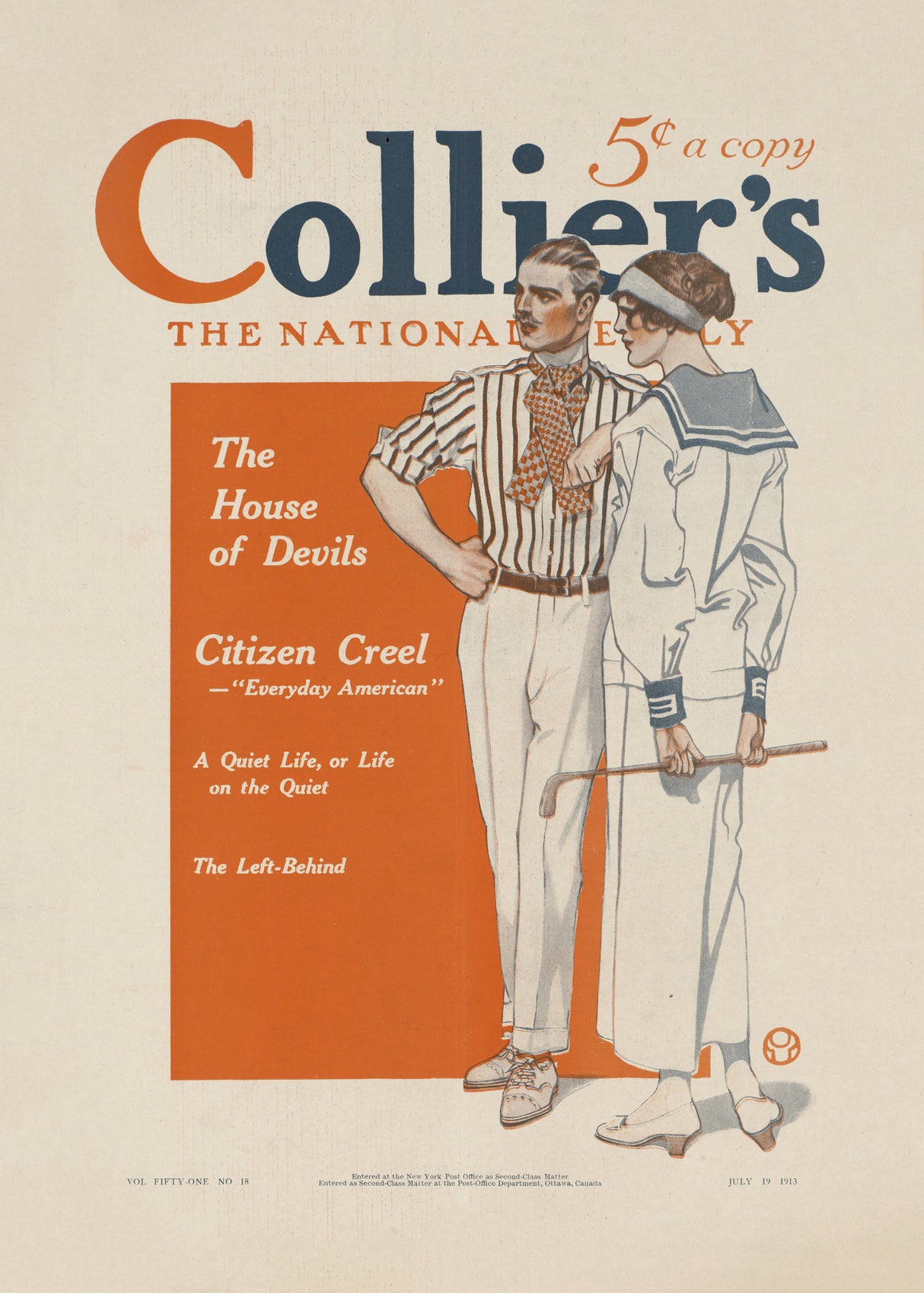 Collier's, The National. The House of Devils Poster och Canvastavla