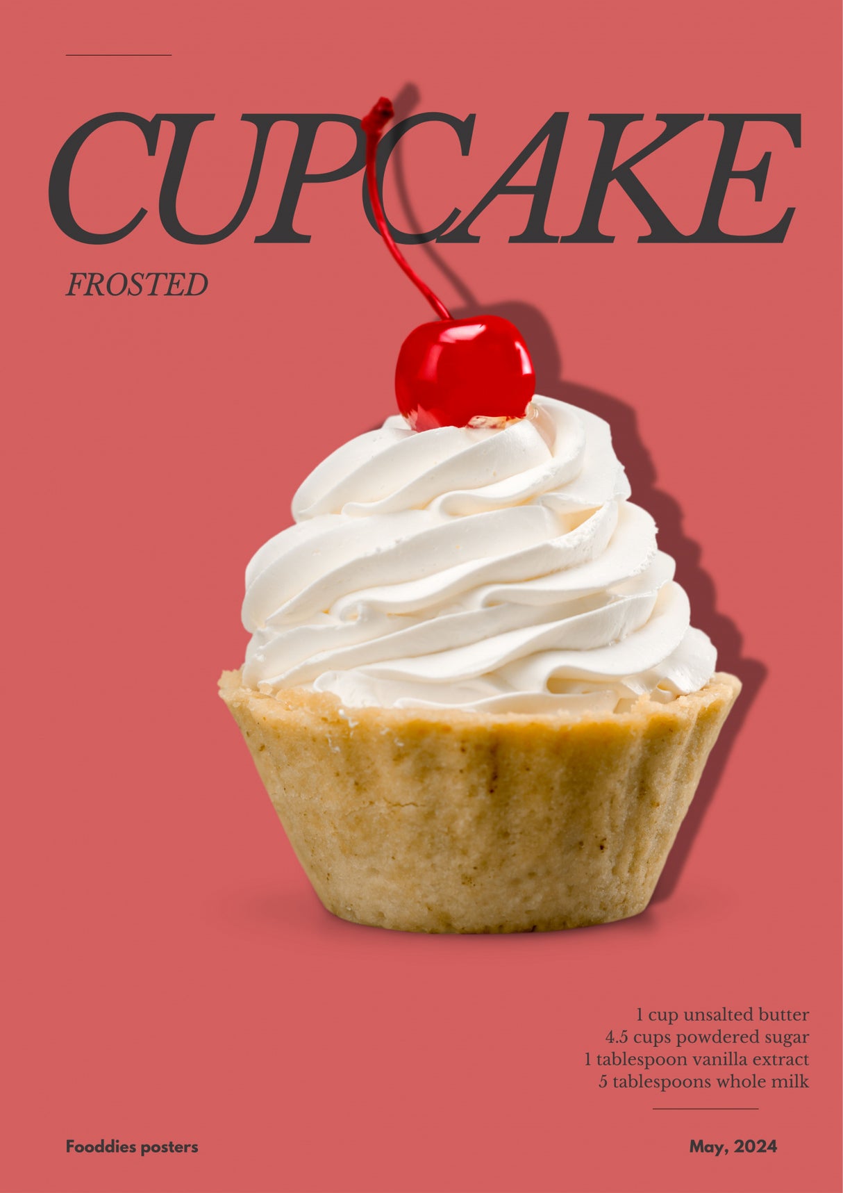 Cupcake Treat Poster och Canvastavla