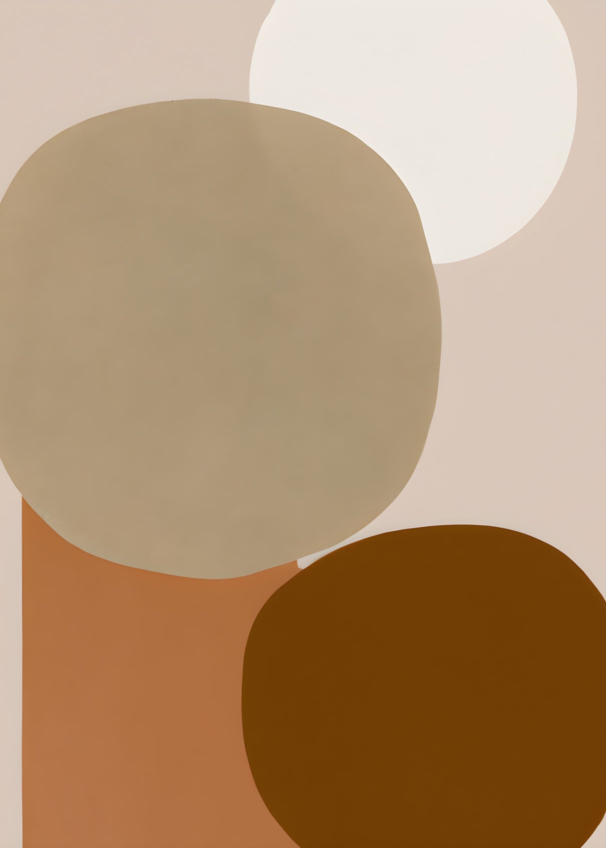 Earthy Minimalist Poster och Canvastavla