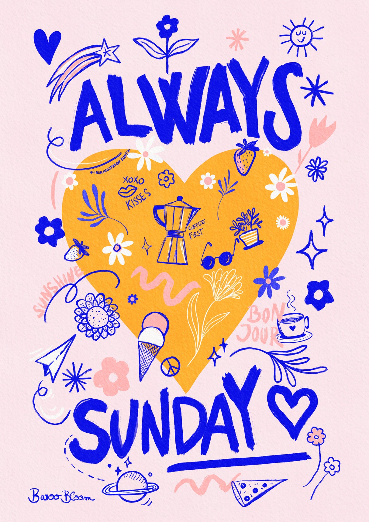 Always Sunday Poster och Canvastavla