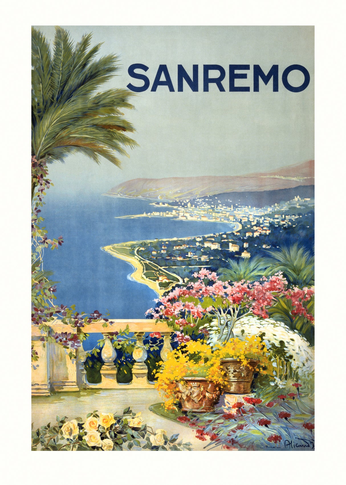 Sanremo : Alicandri Roma Poster och Canvastavla