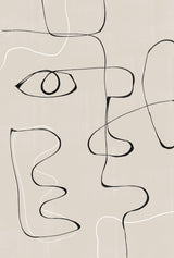 Abstract Face No2. Poster och Canvastavla