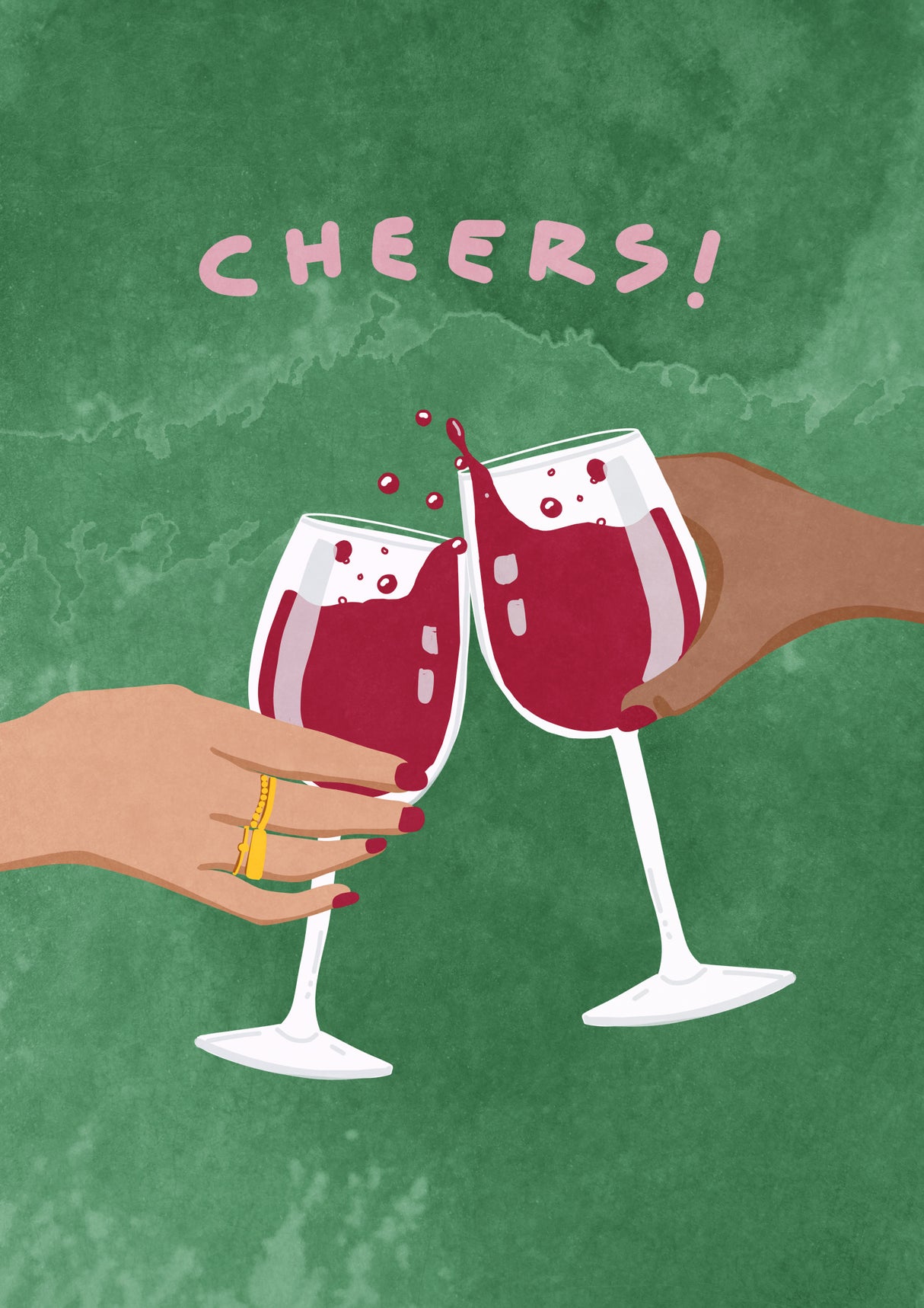 Cheers To Us Poster och Canvastavla