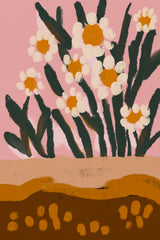 Pastel Flower Impression No 3 Poster och Canvastavla