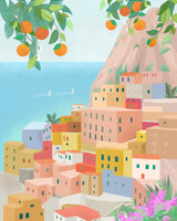 Amalfi Poster och Canvastavla