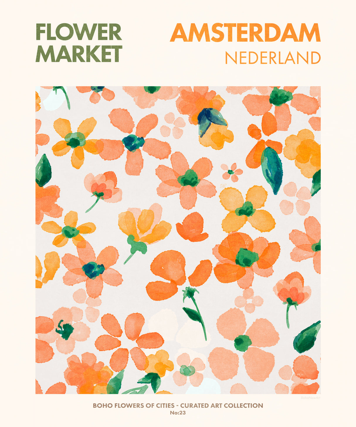 Amsterdam Poster och Canvastavla