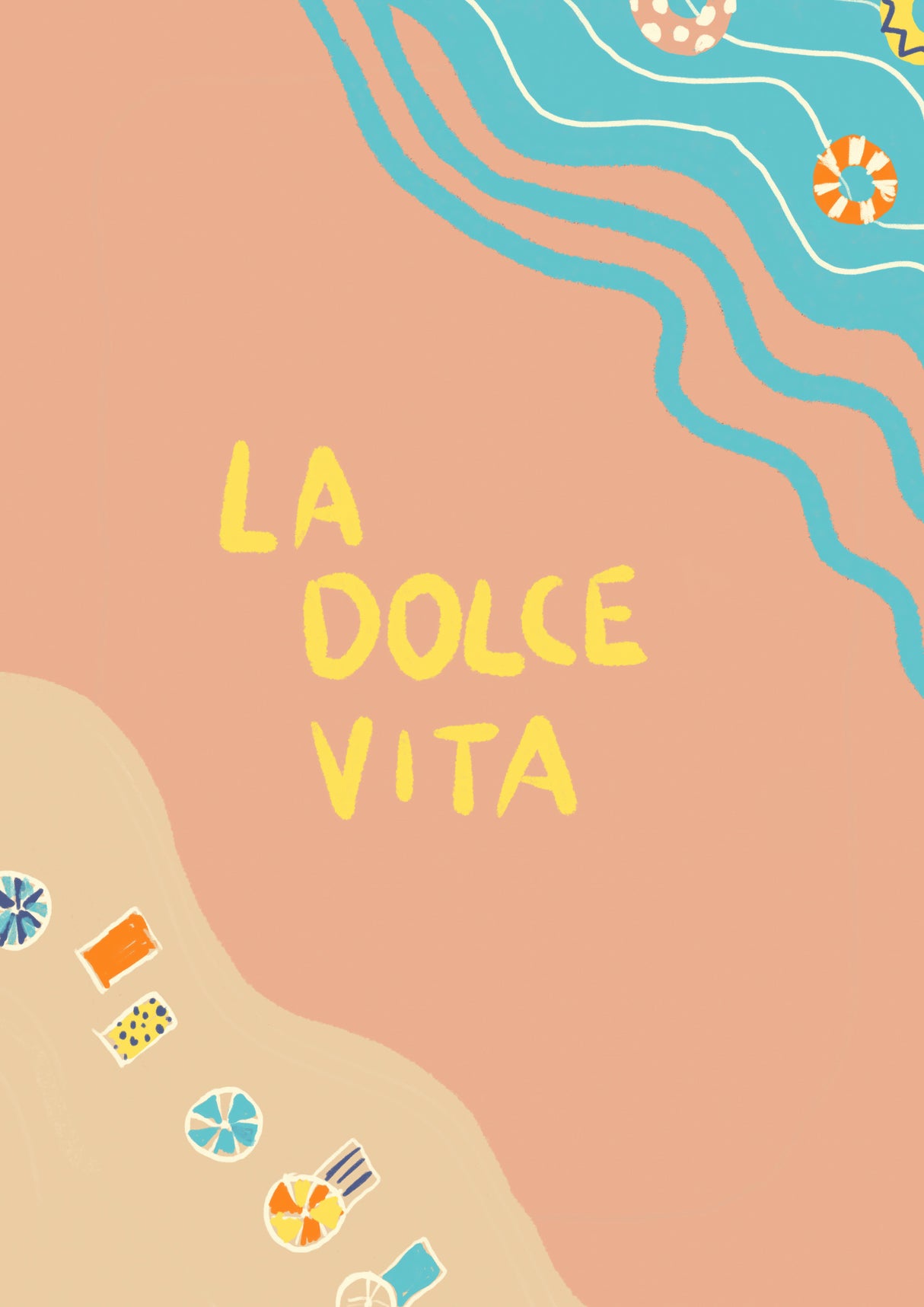 La Dolce Vita Gup Poster och Canvastavla