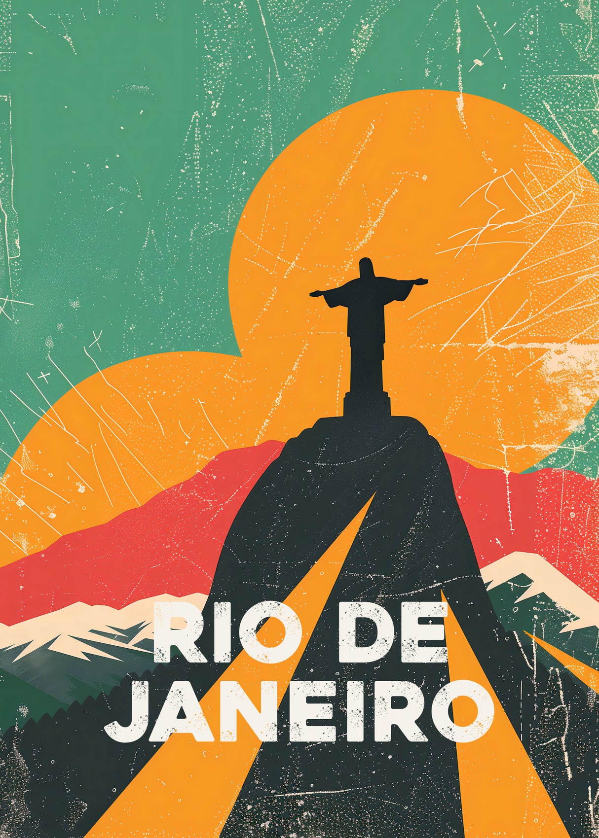 Rio De Janeiro Poster och Canvastavla