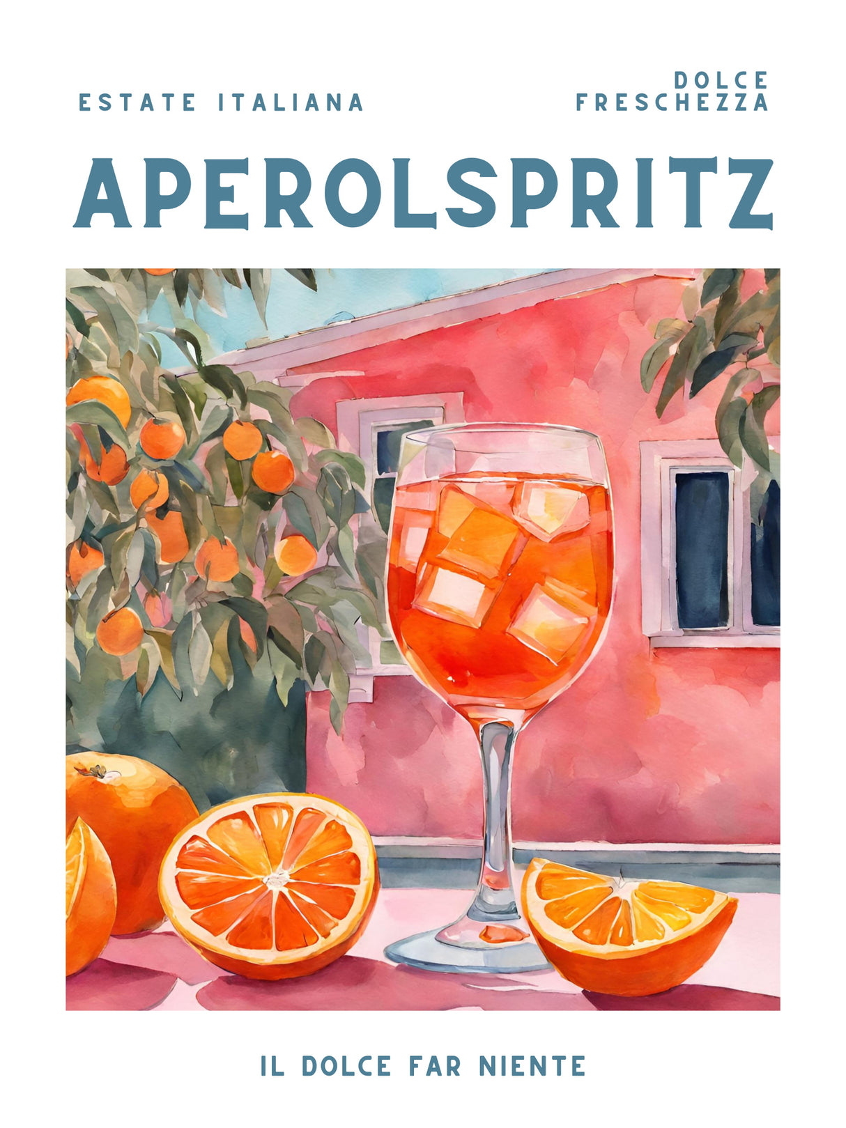 Aperol Spritz Poster och Canvastavla