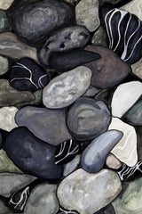 Beach stones Poster och Canvastavla