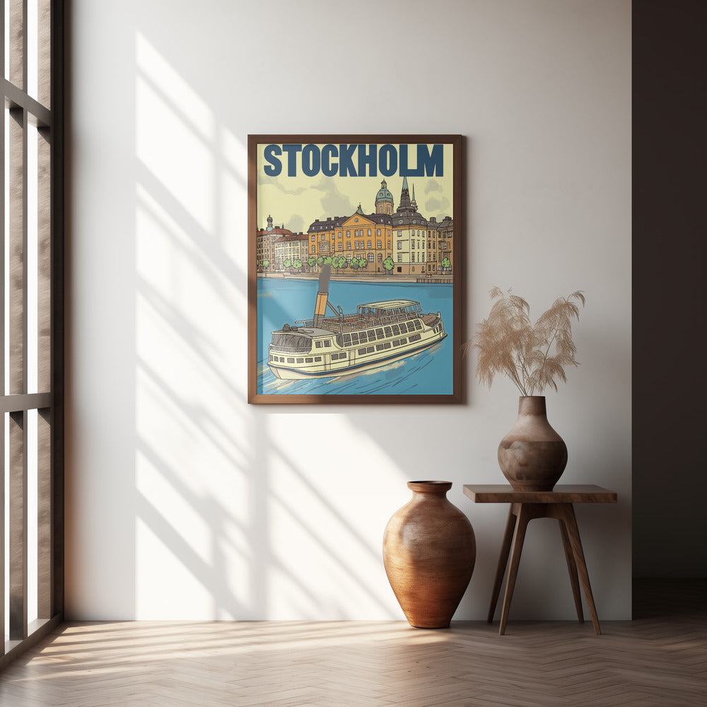 Stockholm Poster och Canvastavla