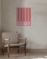 Ciao Stripes Poster och Canvastavla