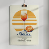 Spritz summer print Poster och Canvastavla