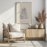 Palm Leaf Ink Poster och Canvastavla