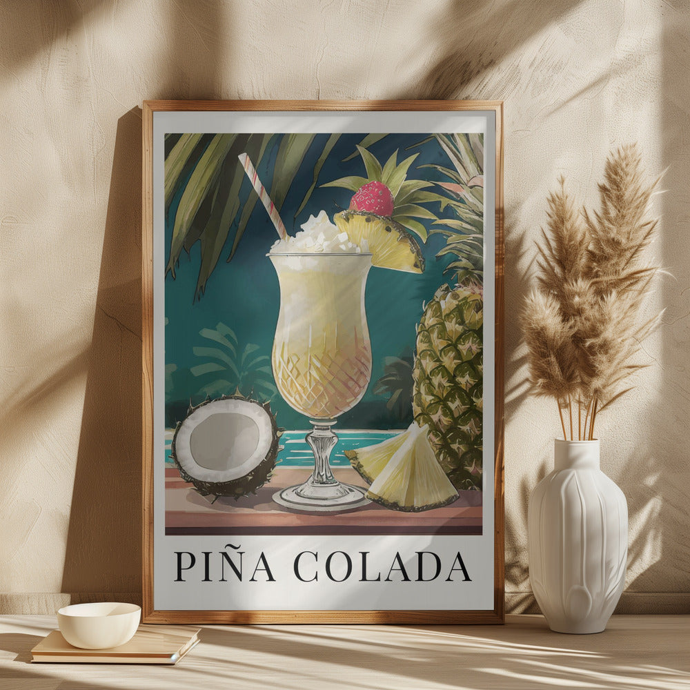 Pina Colada Poster och Canvastavla