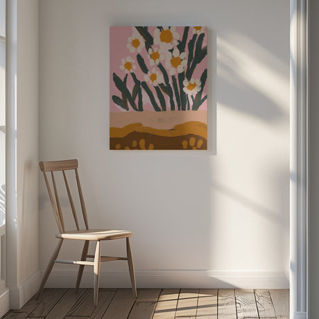 Pastel Flower Impression No 3 Poster och Canvastavla