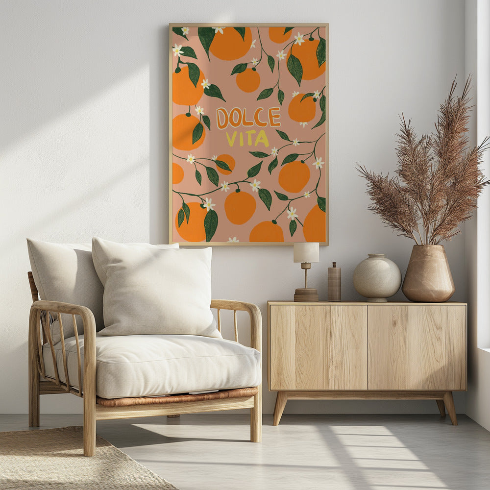 Dolce Vita & Oranges Poster och Canvastavla