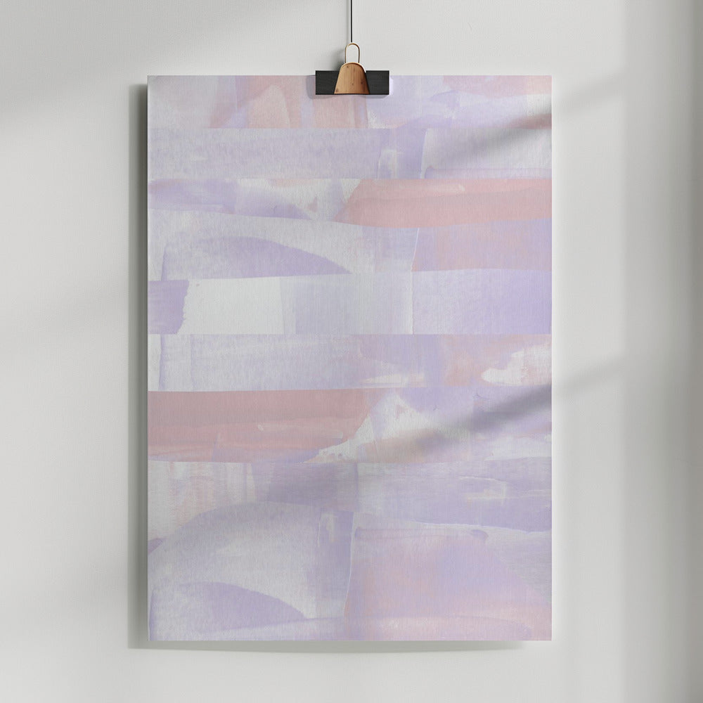 Abstract Pastel Poster och Canvastavla