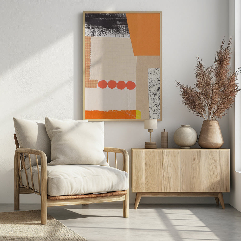 One Color Collection / Tan Hide Poster och Canvastavla