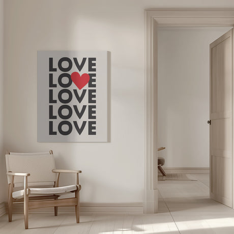 Love Thenativestate Poster och Canvastavla