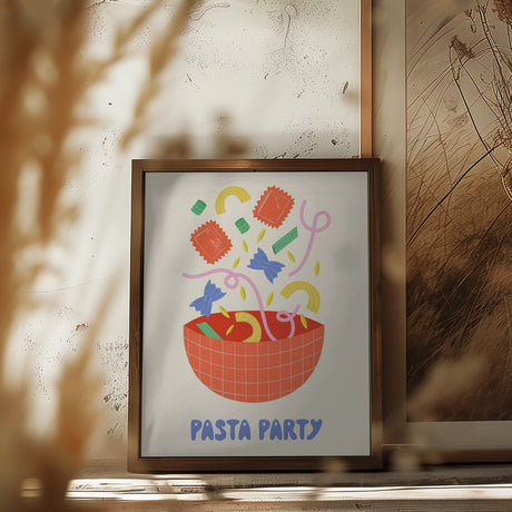 Pasta Party Poster och Canvastavla