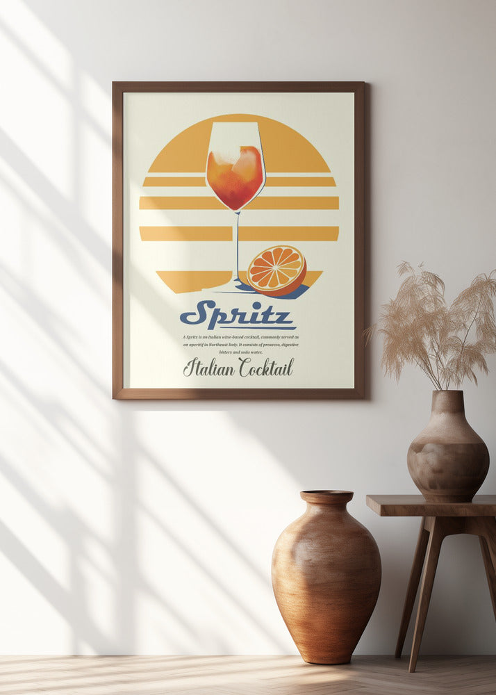 Spritz summer print Poster och Canvastavla