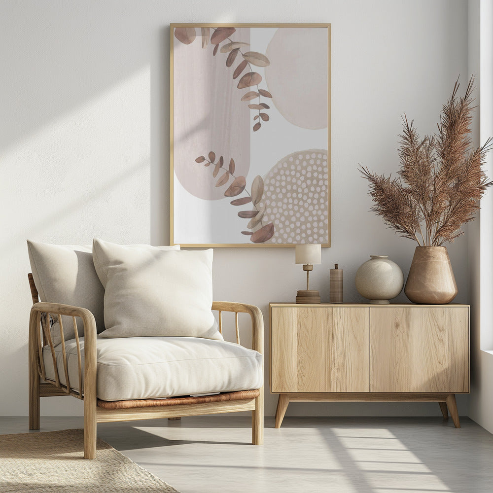 Boho In Neutral 3 Poster och Canvastavla