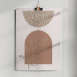 Boho Beige 2 Poster och Canvastavla