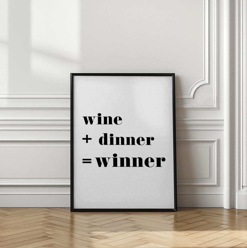 Winner Poster och Canvastavla