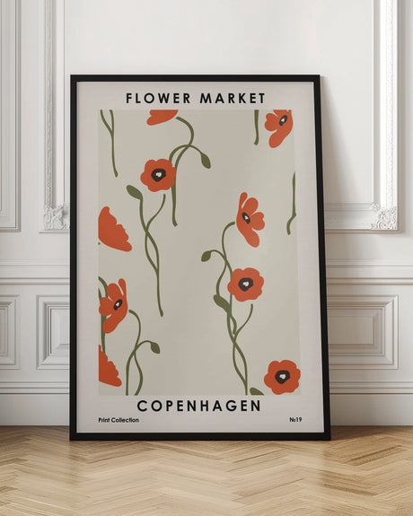 Flower Market Copenhagen Poster och Canvastavla