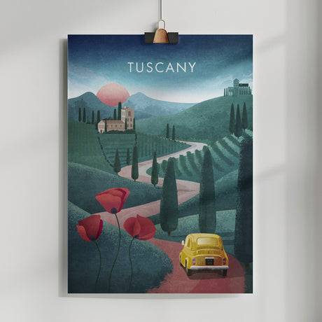 Tuscanytext Poster och Canvastavla