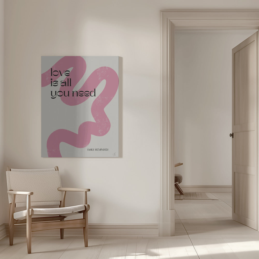 Love is all you need Poster och Canvastavla