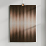 Euphoria - Brown and White Poster och Canvastavla