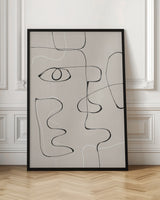 Abstract Face No2. Poster och Canvastavla