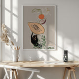 Balancing Fruits Poster och Canvastavla