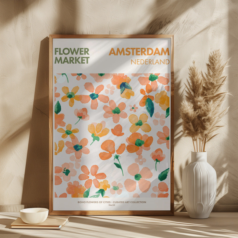 Amsterdam Poster och Canvastavla