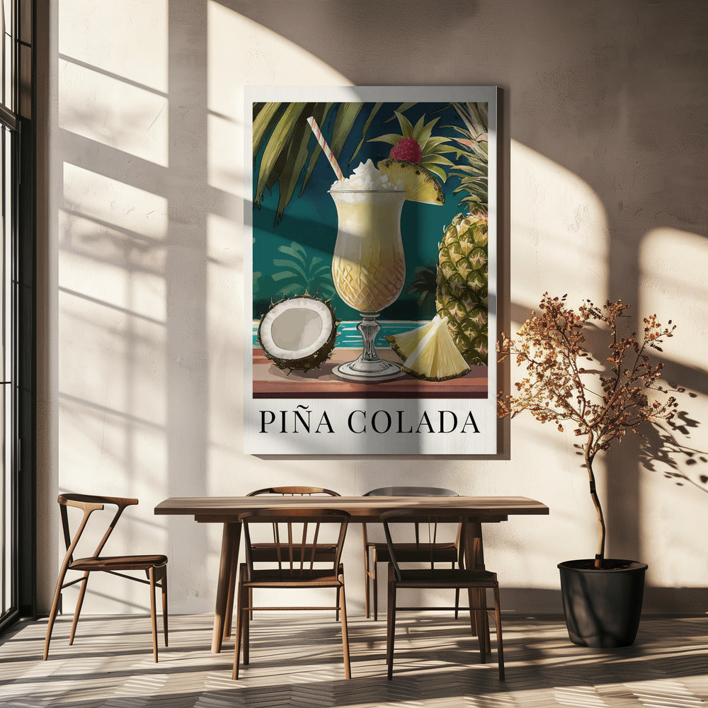 Pina Colada Poster och Canvastavla