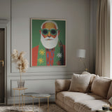 Holiday Santa Poster och Canvastavla