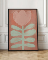 Pastel Flower Poster och Canvastavla