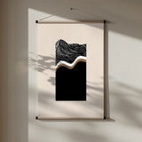 White Wave Art No.2 Poster och Canvastavla