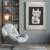 Manekineko Poster och Canvastavla