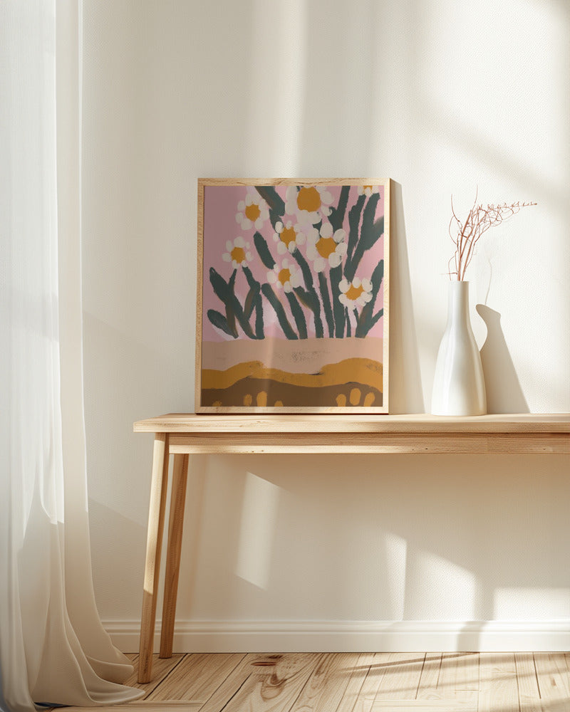 Pastel Flower Impression No 3 Poster och Canvastavla